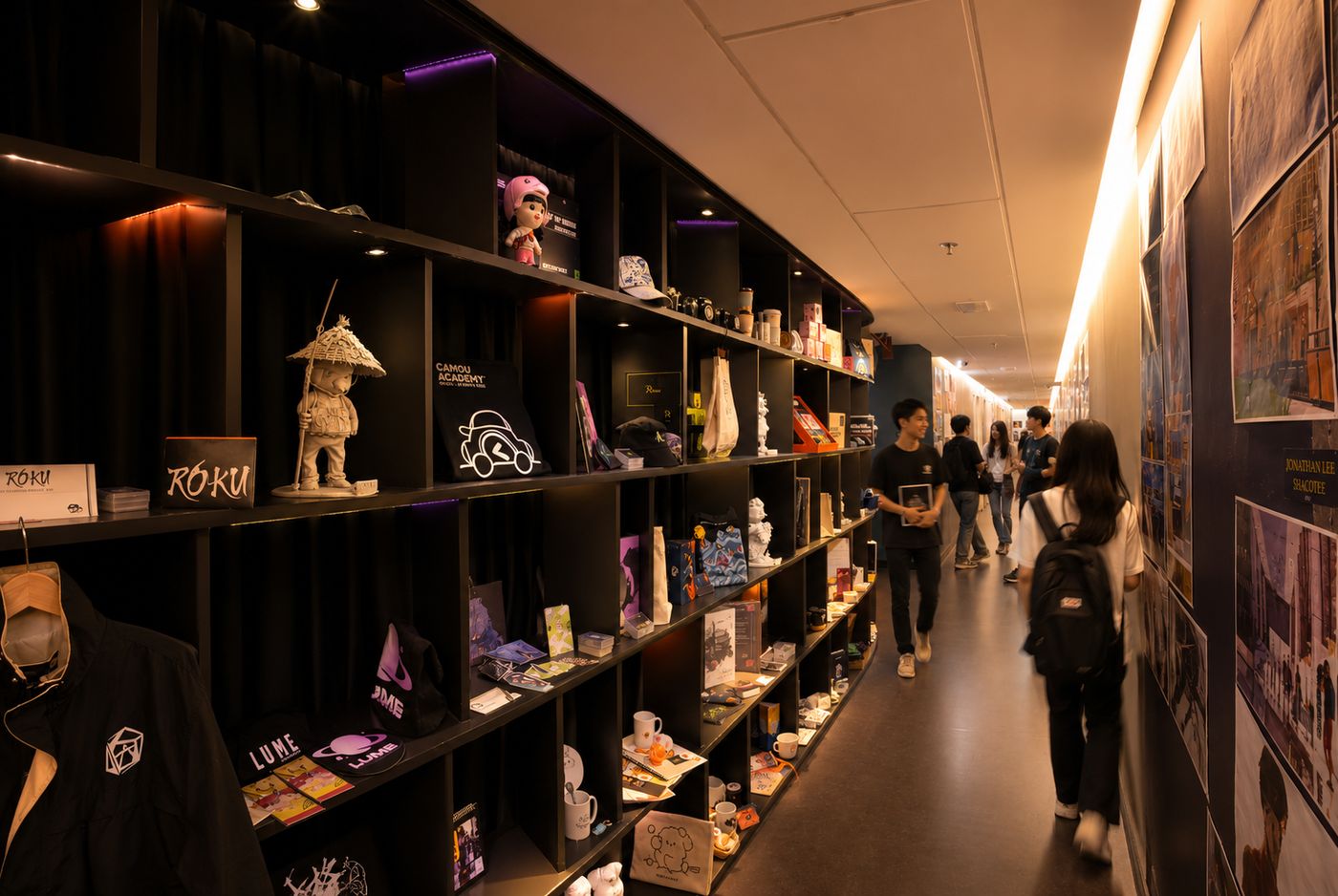 The Showcase Shelves at Camou